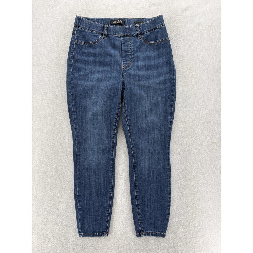 Judy Blue Kingsport High Rise Pull On Skinny Jeans Womens 14W Dark Blue Wash